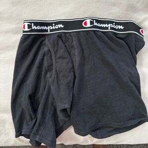 Champion Black and Red Knit Detail